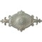 Ekena Millwork Quentin Ceiling Medallion, Hand-Painted Flash Gold, 23 1/2"W x 12 1/4"H x 1 1/2"P CM23RO1FLS - alternate 1